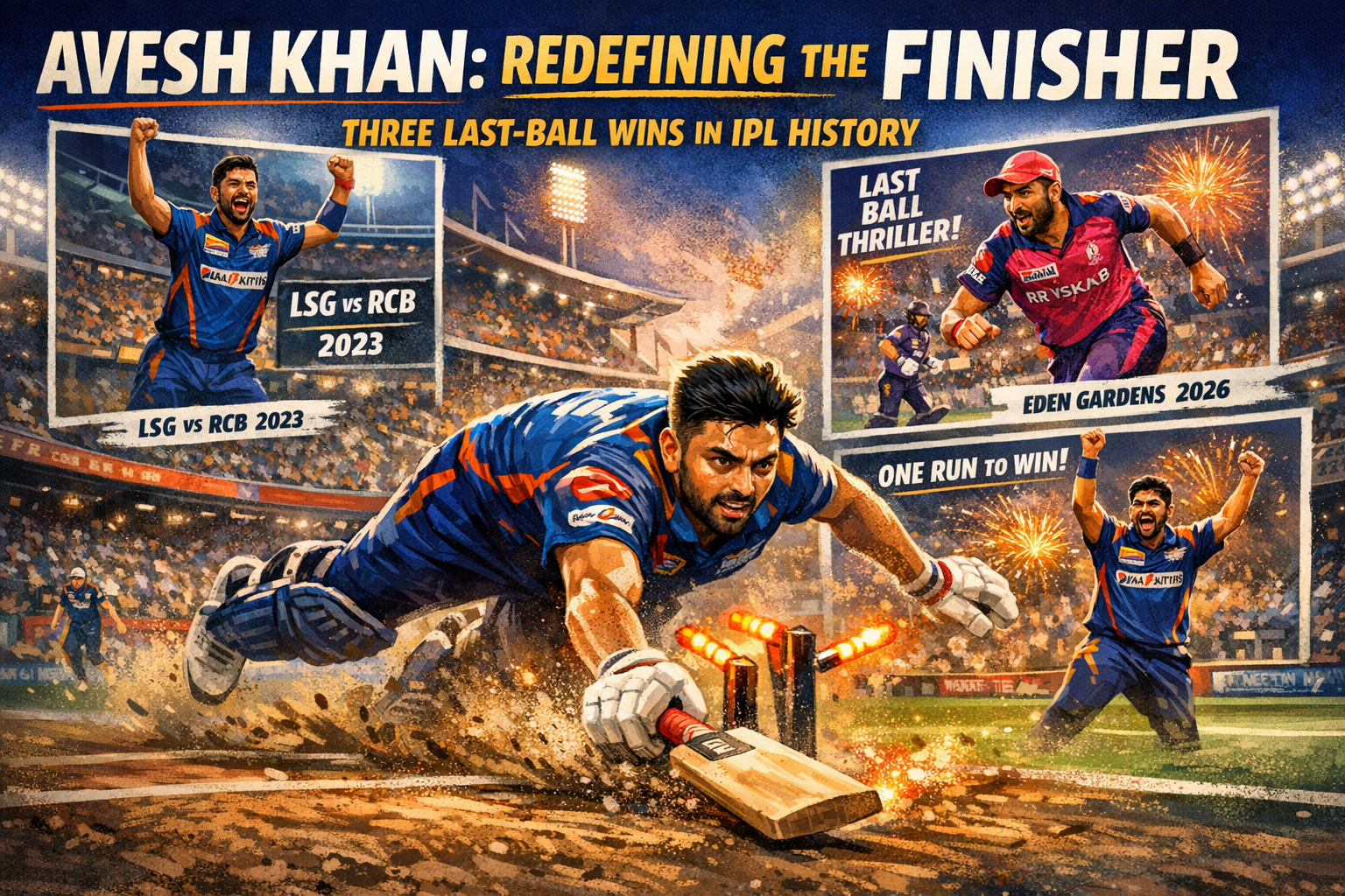 Avesh Khan Quietly Rewrites the Role of a Finisher in IPL History