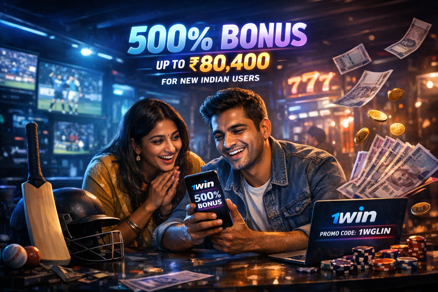1Win Launches 500% Signup Bonus Up to ₹80,400 for New Indian Users