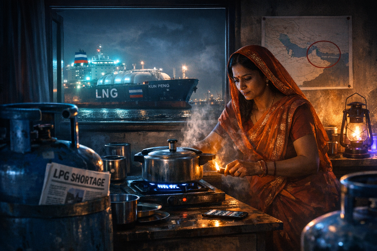 India Turns to Russian LNG Imports to Ease Crisis from West Asia Conflict